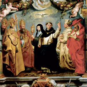 The Defenders of the Eucharist by Peter Paul Rubens
