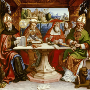 Four Doctors of the Church by Pier Francesco Sacchi